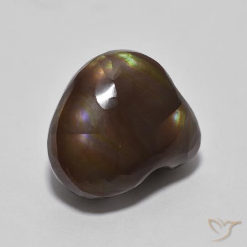 Ágata de fuego Multicolor natural de 5.36 ct, Elegante, Opaco