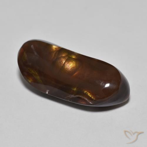 Ágata de fuego Multicolor natural de 8.67 ct, Elegante, Opaco