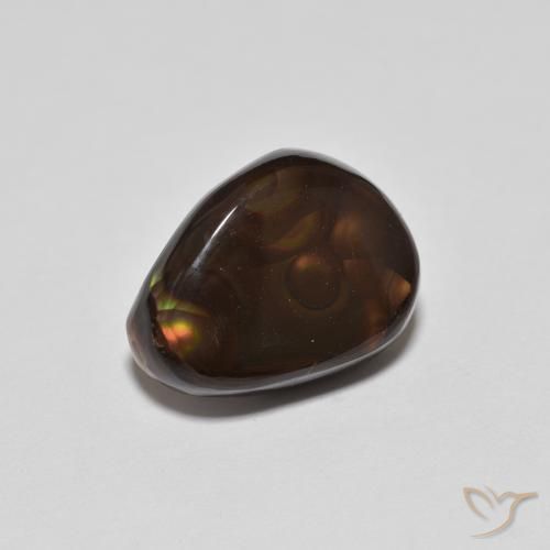 Ágata de fuego Multicolor natural de 4.95 ct, Elegante, Opaco