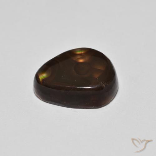 Ágata de fuego Multicolor natural de 4.95 ct, Elegante, Opaco