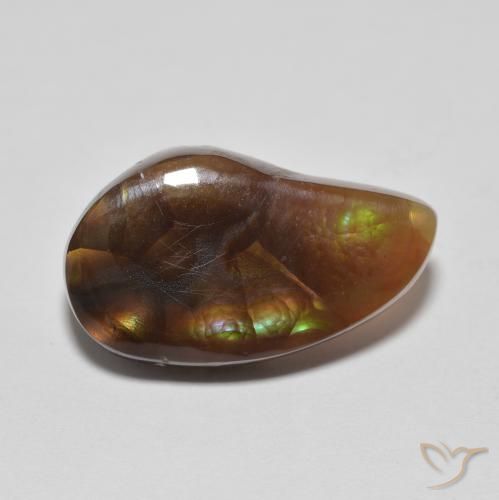 6.04ct Natural Multicolor Ágata de fuego, Elegante, Translúcido