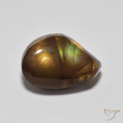 4.02ct Natural Multicolor Ágata de fuego, Elegante, Opaco