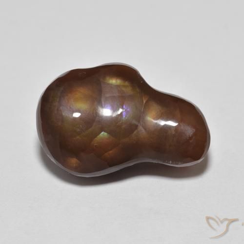 7.20ct Natural Multicolor Ágata de fuego, Elegante, Opaco