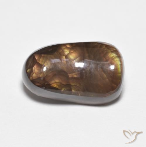 6.46ct Natural Multicolor Ágata de fuego, Elegante, Translúcido