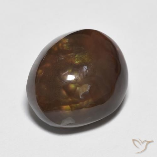 Ágata de fuego Multicolor natural de 7.39 ct, Elegante, Opaco