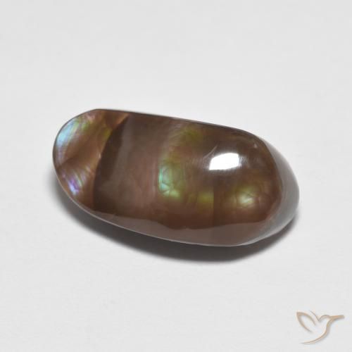 5.76ct Natural Multicolor Ágata de fuego, Elegante, Opaco