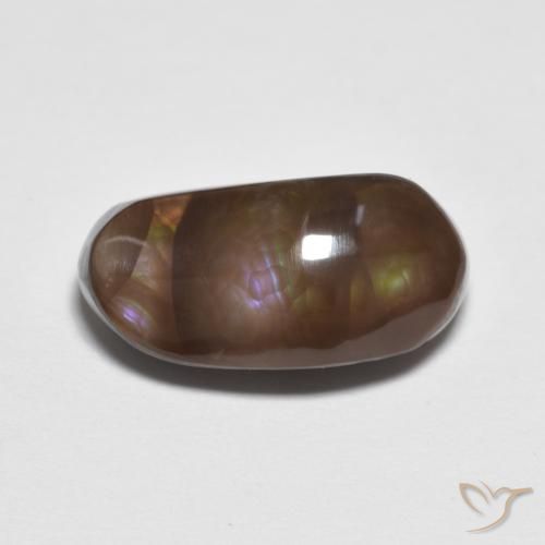 Ágata de fuego Multicolor natural de 5.76 ct, Elegante, Opaco