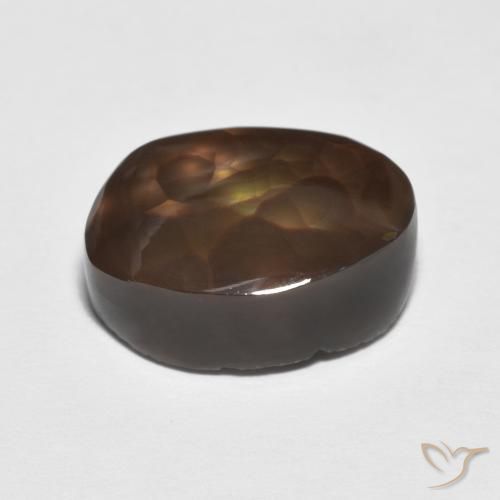 Ágata de fuego Multicolor natural de 6.12 ct, Elegante, Opaco