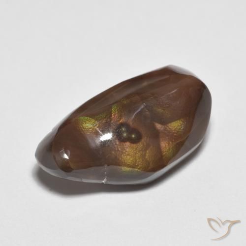 Ágata de fuego Multicolor natural de 7.32 ct, Elegante, Opaco