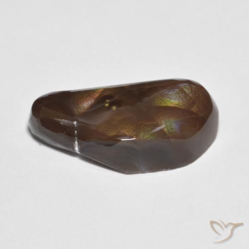 Ágata de fuego Multicolor natural de 7.32 ct, Elegante, Opaco