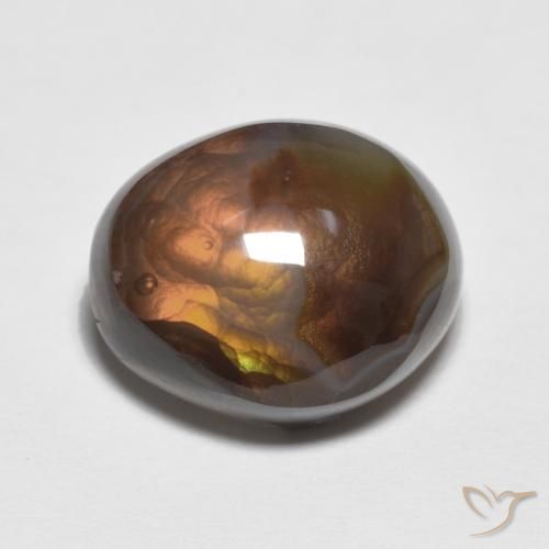 7.19ct Natural Multicolor Ágata de fuego, Elegante, Opaco