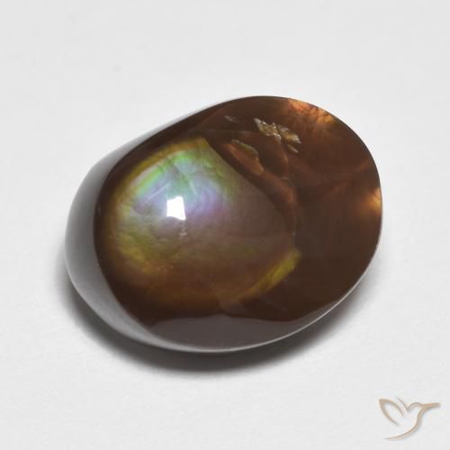 Ágata de fuego Multicolor natural de 5.94 ct, Elegante, Opaco