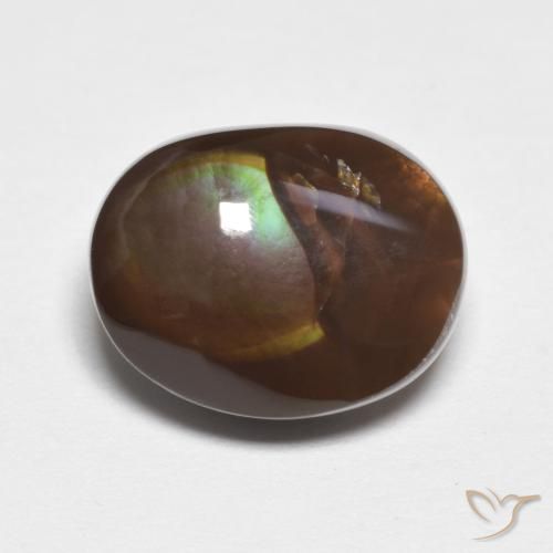 Ágata de fuego Multicolor natural de 5.94 ct, Elegante, Opaco