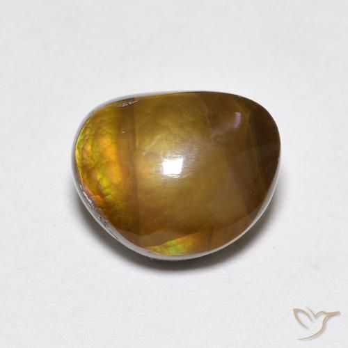 Ágata de fuego Multicolor natural de 3.18 ct, Elegante, Opaco