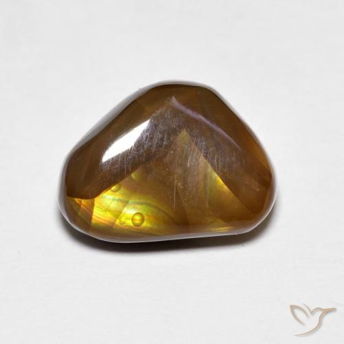 4.19ct Natural Multicolor Ágata de fuego, Elegante, Opaco