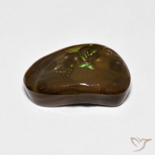 Ágata de fuego Multicolor natural de 4.62 ct, Elegante, Opaco