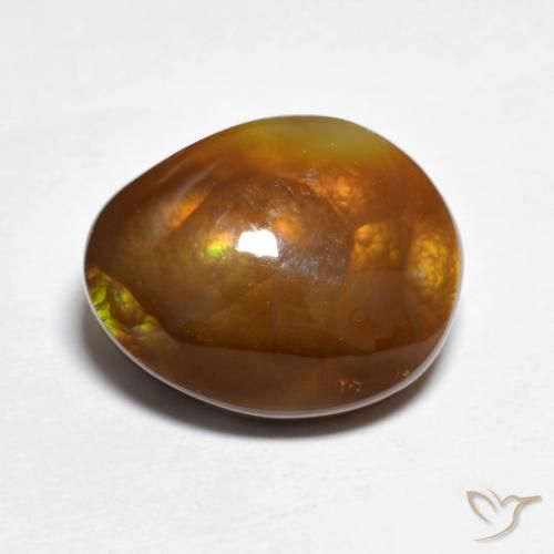7.50ct Natural Multicolor Ágata de fuego, Elegante, Translúcido