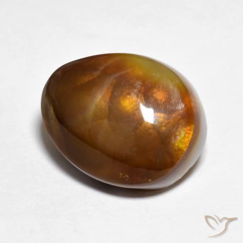 Ágata de fuego Multicolor natural de 7.50 ct, Elegante, Translúcido