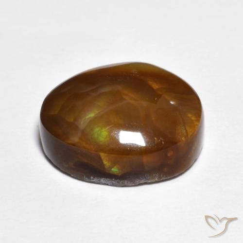 Ágata de fuego Multicolor natural de 7.50 ct, Elegante, Translúcido