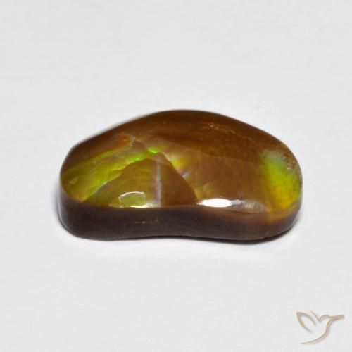 Ágata de fuego Multicolor natural de 4.95 ct, Elegante, Opaco