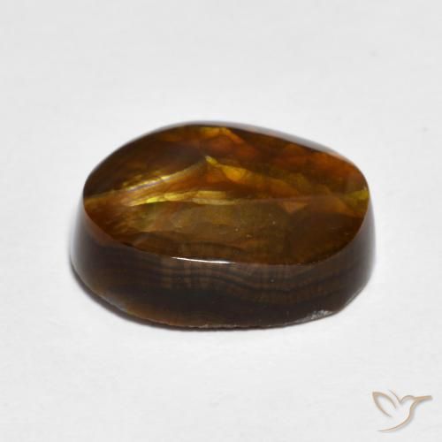 Ágata de fuego Multicolor natural de 8.27 ct, Elegante, Opaco