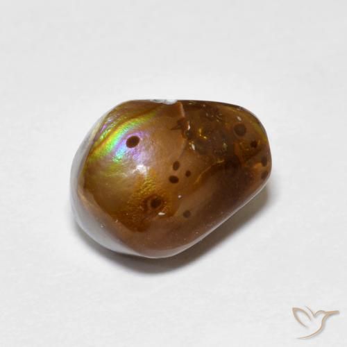 Ágata de fuego Multicolor natural de 3.16 ct, Elegante, Opaco