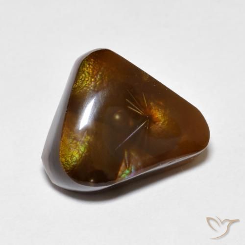 Ágata de fuego Multicolor natural de 8.01 ct, Elegante, Opaco