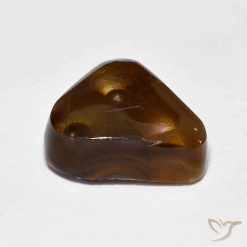 Ágata de fuego Multicolor natural de 8.01 ct, Elegante, Opaco