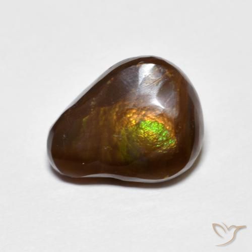 4.55ct Natural Multicolor Ágata de fuego, Elegante, Opaco