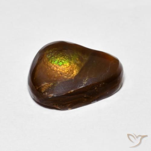 Ágata de fuego Multicolor natural de 4.55 ct, Elegante, Opaco