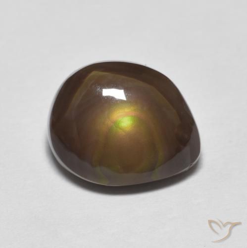 3.53ct Natural Multicolor Ágata de fuego, Elegante, Opaco