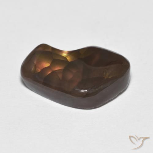 Ágata de fuego Multicolor natural de 4.74 ct, Elegante, Opaco