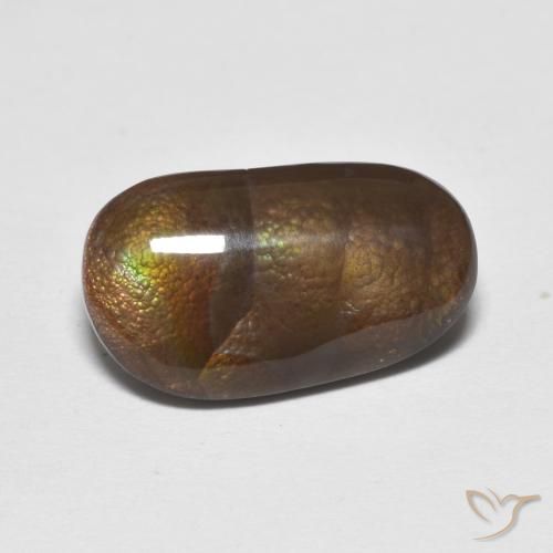 3.82ct Natural Multicolor Ágata de fuego, Elegante, Opaco