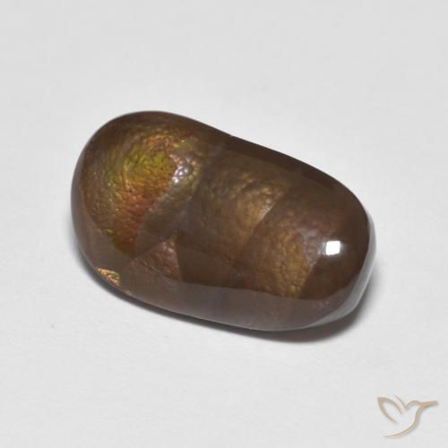 Ágata de fuego Multicolor natural de 3.82 ct, Elegante, Opaco