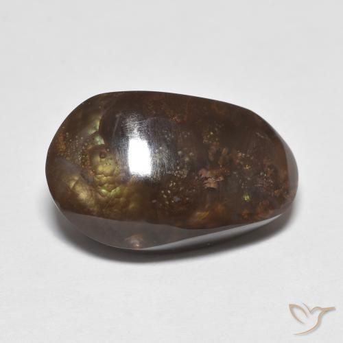 Ágata de fuego Multicolor natural de 8.48 ct, Elegante, Opaco