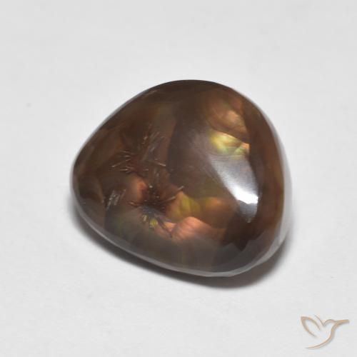 Ágata de fuego Multicolor natural de 4.74 ct, Elegante, Opaco