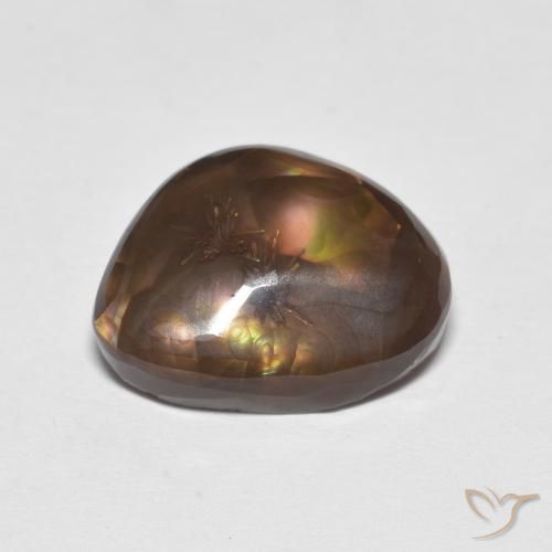 Ágata de fuego Multicolor natural de 4.74 ct, Elegante, Opaco