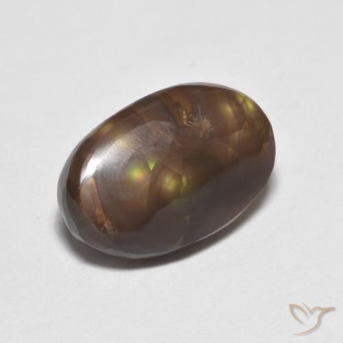 Ágata de fuego Multicolor natural de 4.62 ct, Elegante, Opaco