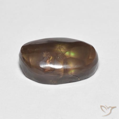 Ágata de fuego Multicolor natural de 4.62 ct, Elegante, Opaco
