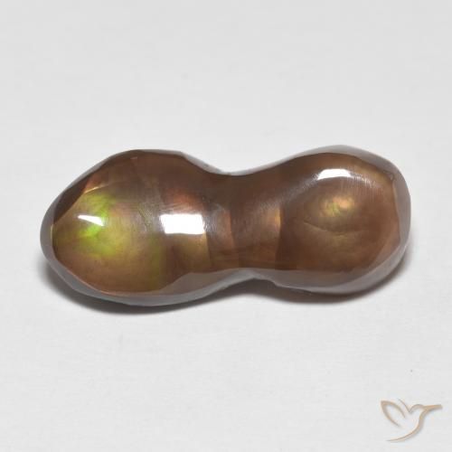 6.62ct Natural Multicolor Ágata de fuego, Elegante, Opaco