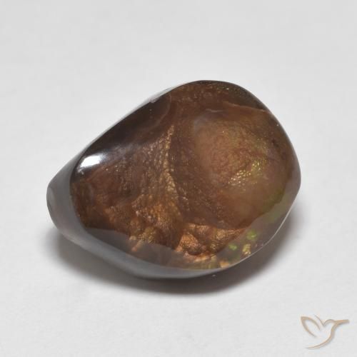 5.19ct Natural Multicolor Ágata de fuego, Elegante, Opaco