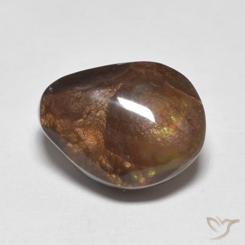 Ágata de fuego Multicolor natural de 5.19 ct, Elegante, Opaco