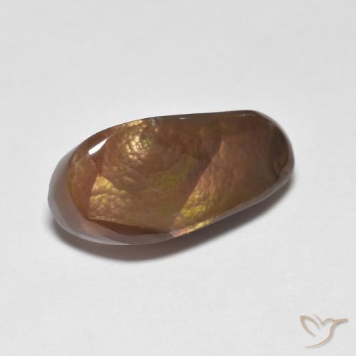 Ágata de fuego Multicolor natural de 4.61 ct, Elegante, Opaco