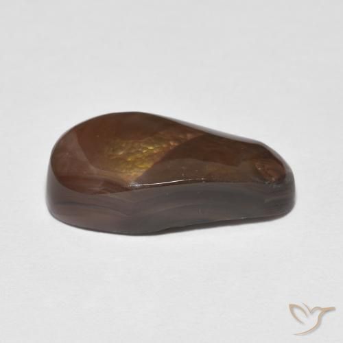 Ágata de fuego Multicolor natural de 4.61 ct, Elegante, Opaco