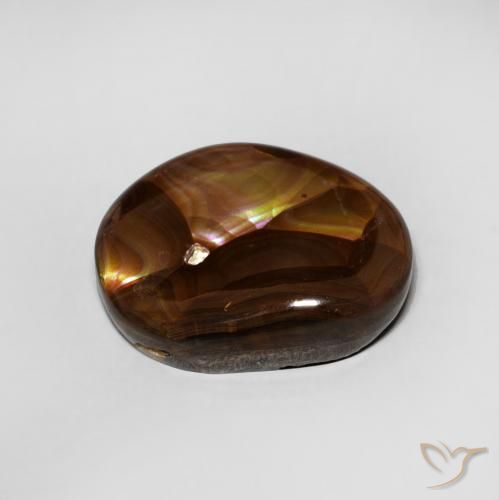 Ágata de fuego Multicolor natural de 3.95 ct, Elegante, Opaco