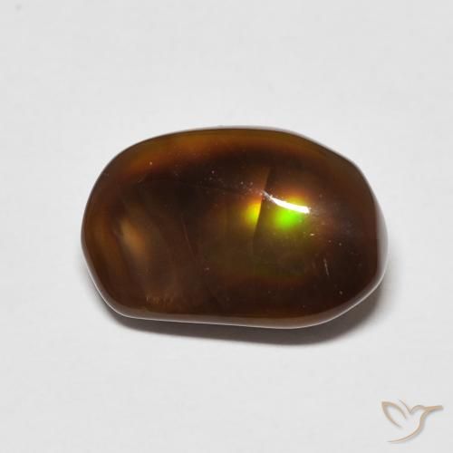 4.87ct Natural Multicolor Ágata de fuego, Elegante, Translúcido