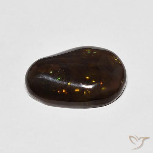 Ágata de fuego Multicolor natural de 4.81 ct, Elegante, Opaco