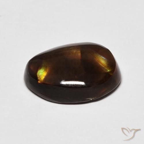 Ágata de fuego Multicolor natural de 5.70 ct, Elegante, Opaco