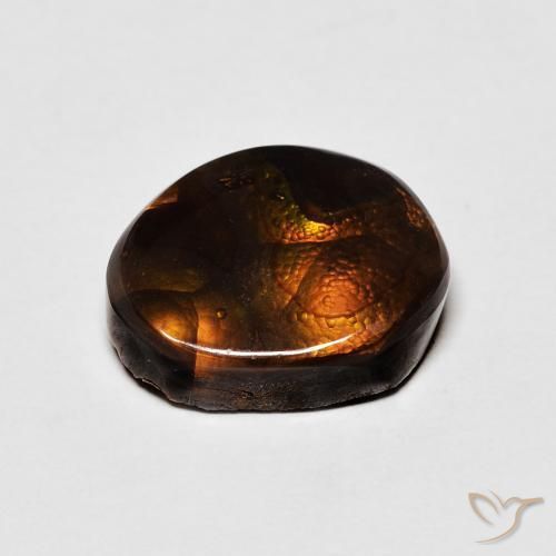 Ágata de fuego Multicolor natural de 5.21 ct, Elegante, Opaco