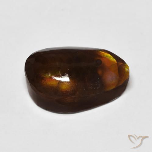 Ágata de fuego Multicolor natural de 6.99 ct, Elegante, Opaco